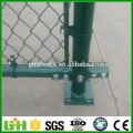 Factory Supply pvc coated green chain link wire fence